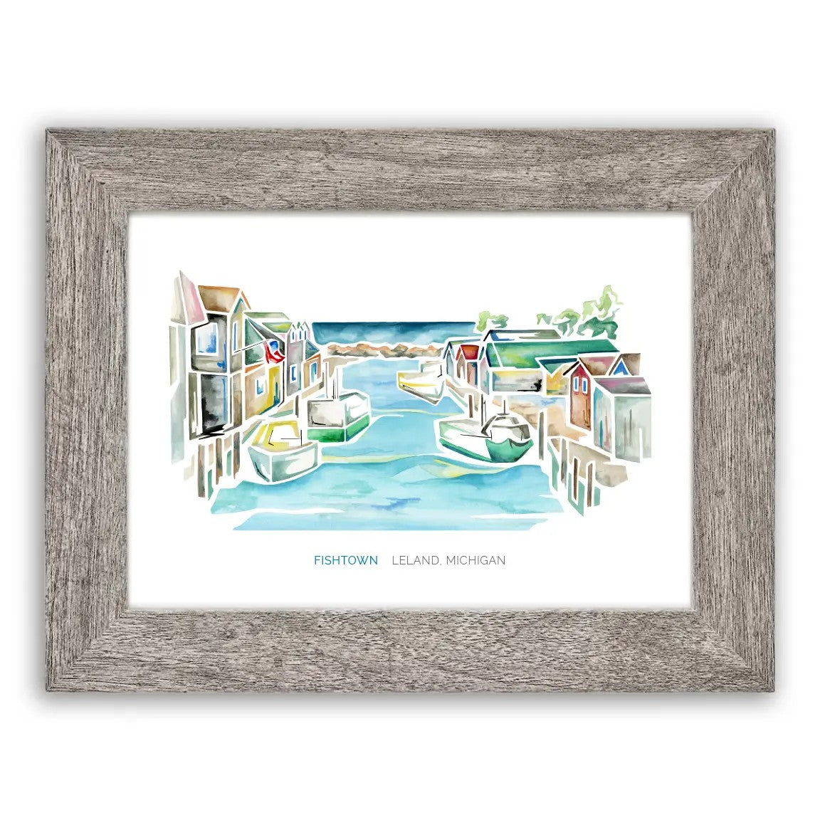 Fishtown Watercolor
