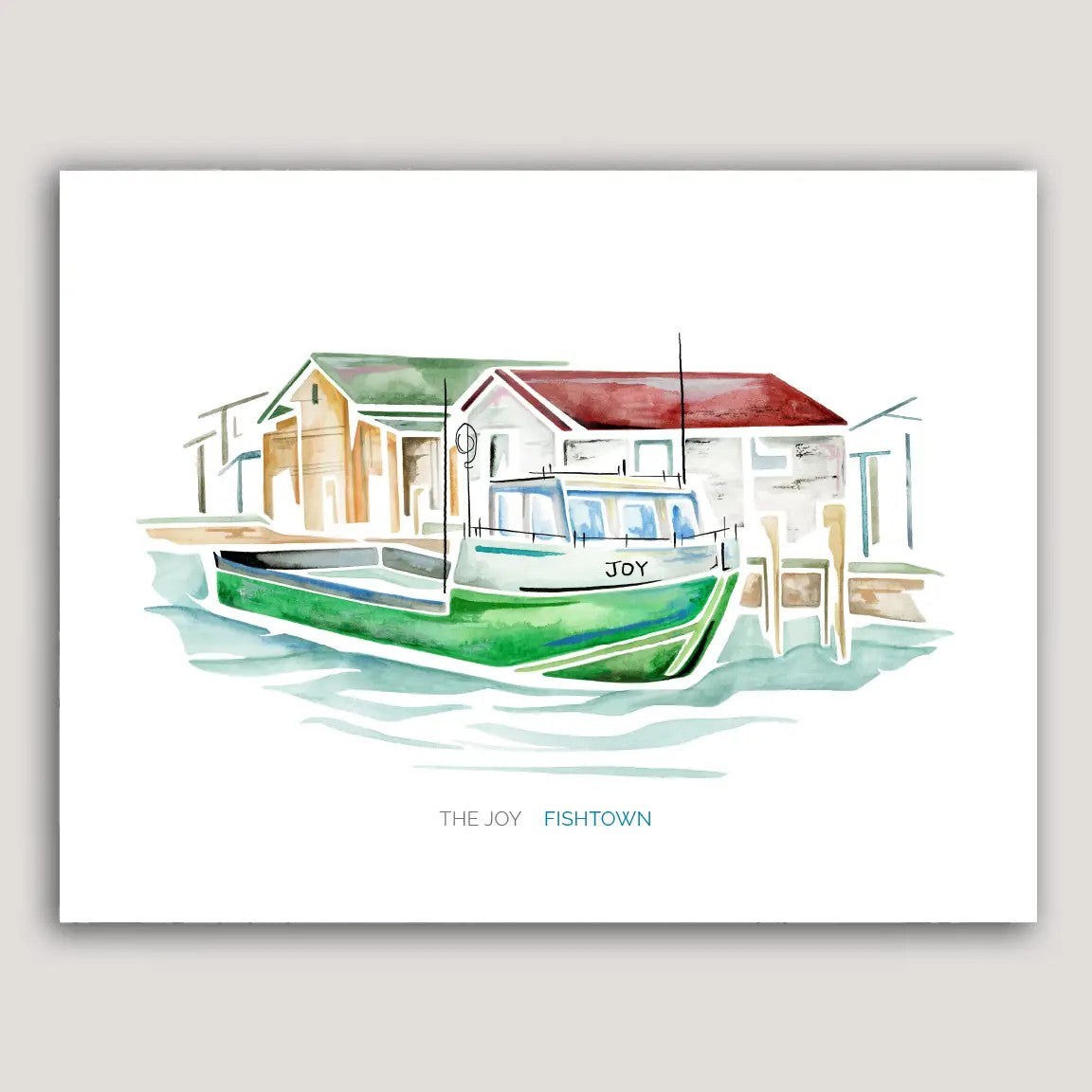 JOY Tug Watercolor