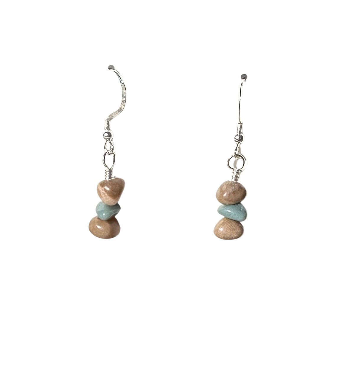 Petoskey and Leland Blue Stacked Earrings