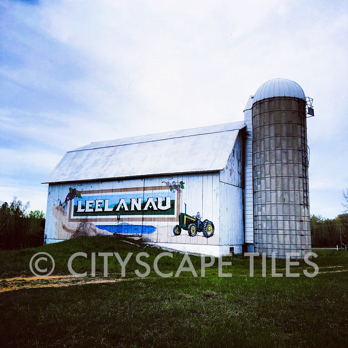 Cityscape Color Square Tiles