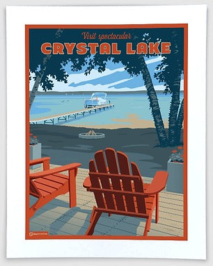 Mighty Mitten Print - 11x14 LAKE
