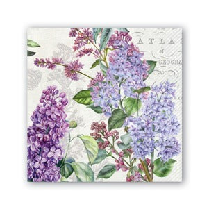 French Lilac Cocktail Napkins