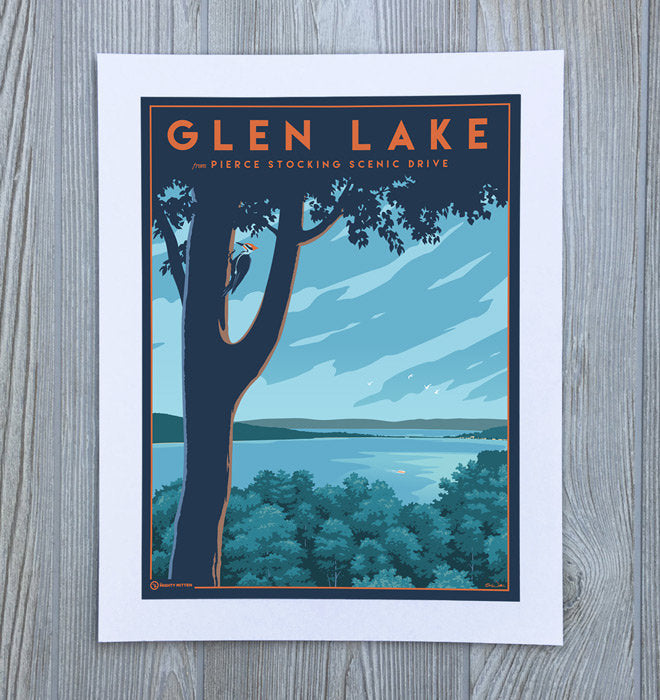 Mighty Mitten Print - 11x14 LAKE