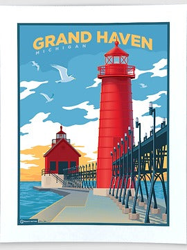 Mighty Mitten Print - 11x14 Cities