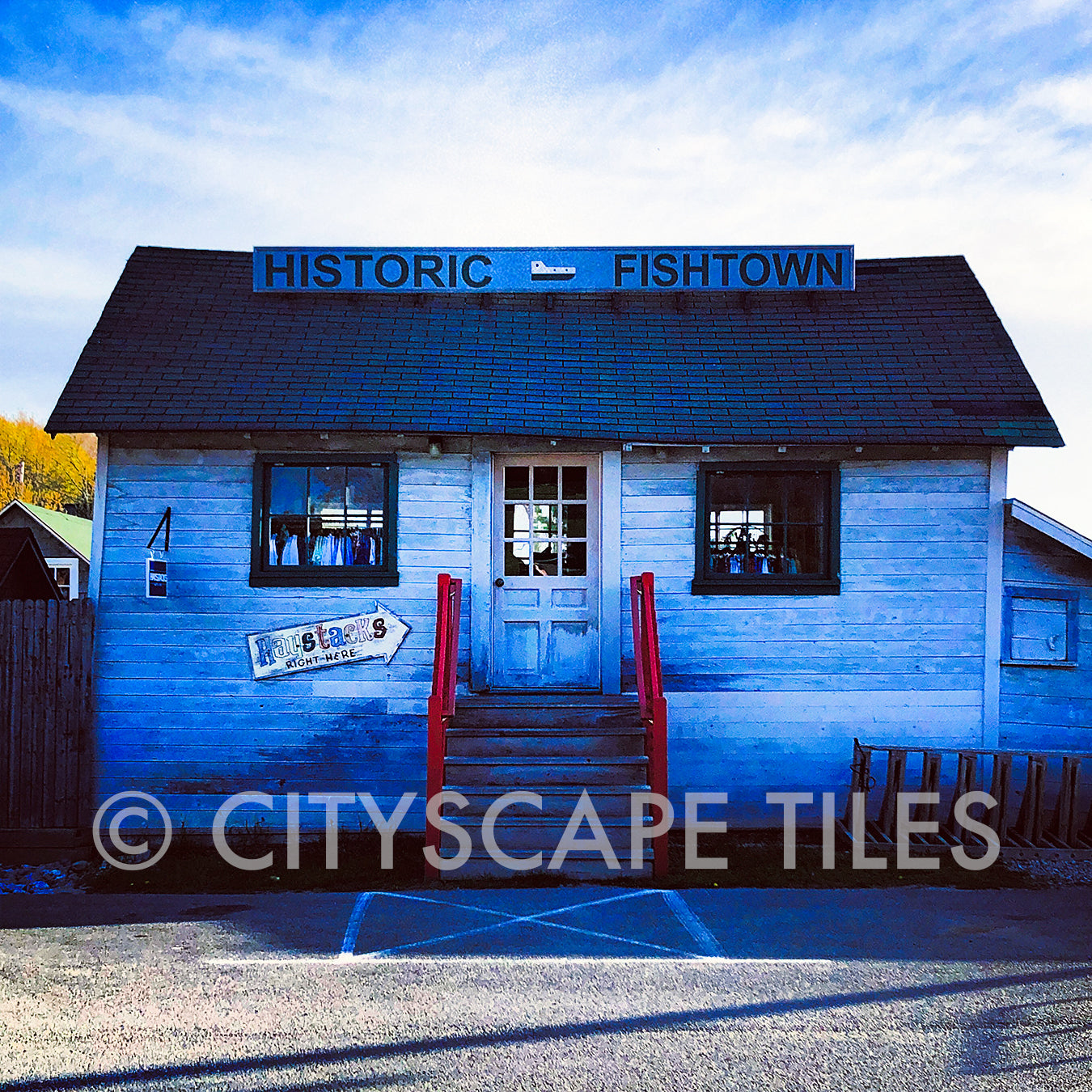 Cityscape Color Square Tiles
