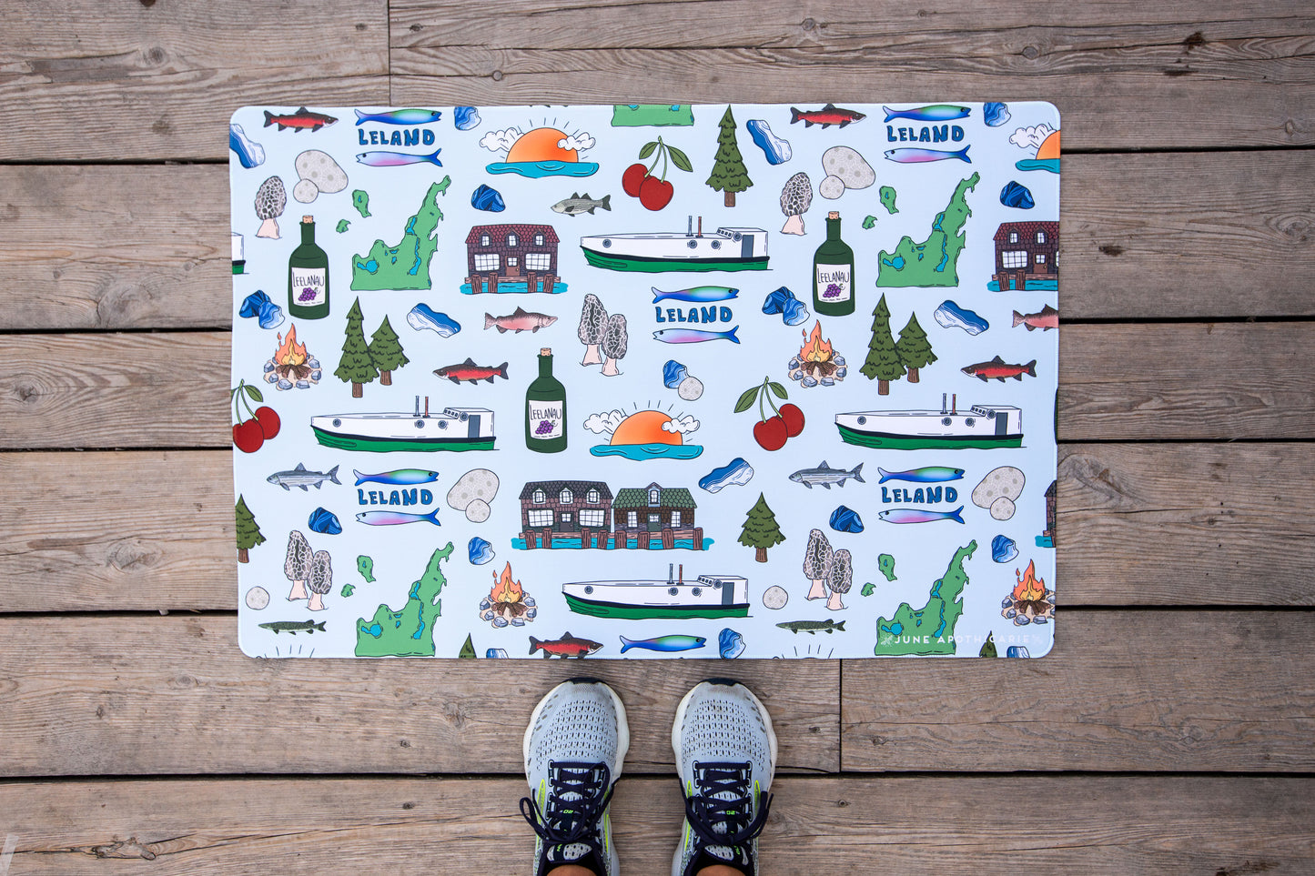 Leland Custom Washable Floor Mat