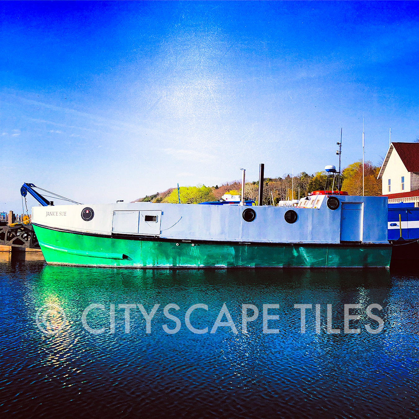 Cityscape Color Square Tiles