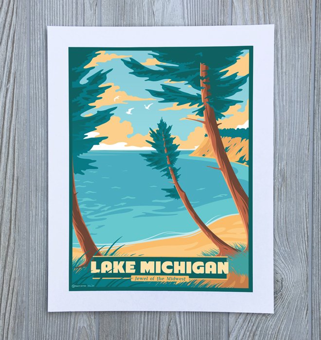 Mighty Mitten Print 18x24 All