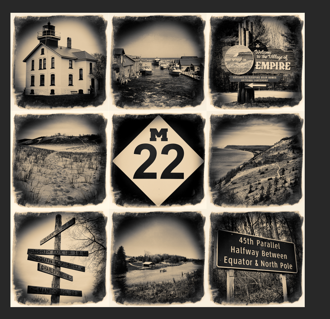 Cityscape Square Tiles