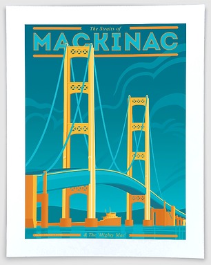 Mighty Mitten Print - 11x14 Destinations