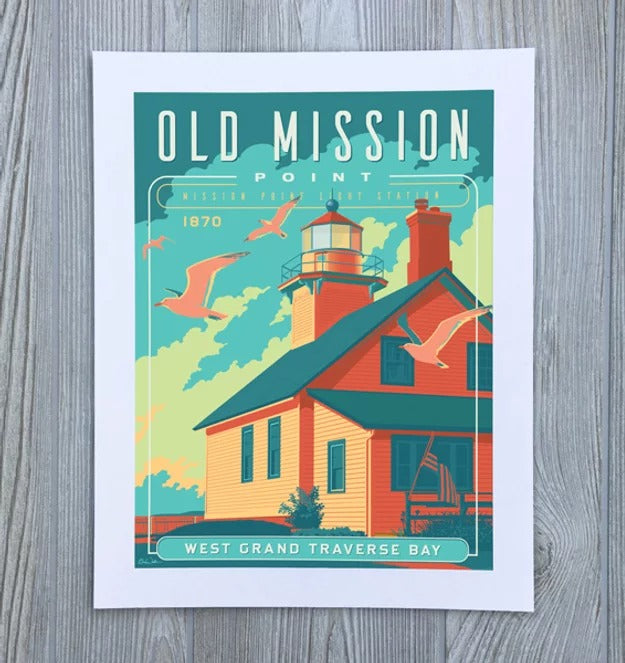 Mighty Mitten Print - 11x14 Destinations