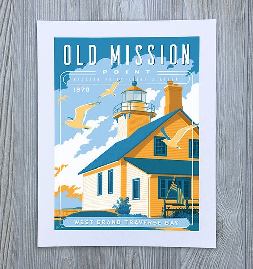 Mighty Mitten Print - 11x14 Destinations
