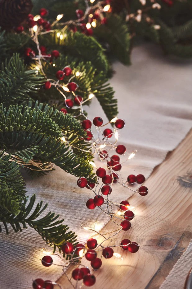 Red Berry String Lights