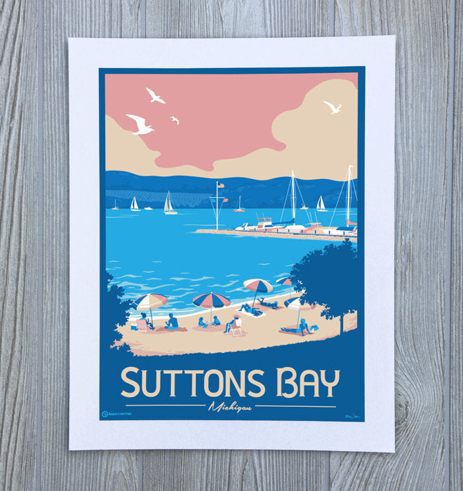 Mighty Mitten Print - 11x14 Cities
