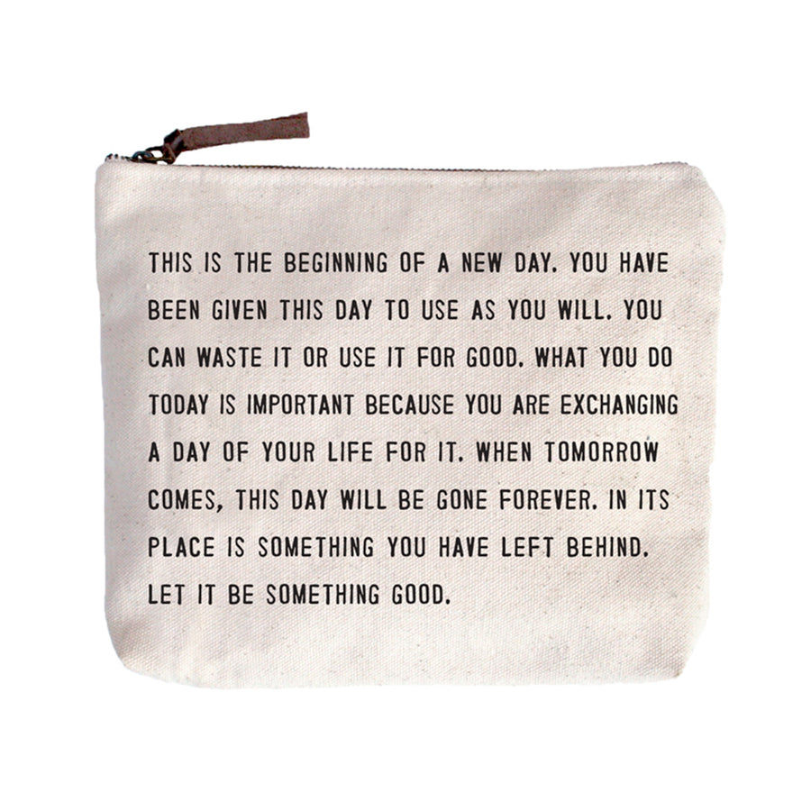 Canvas Zip Bags