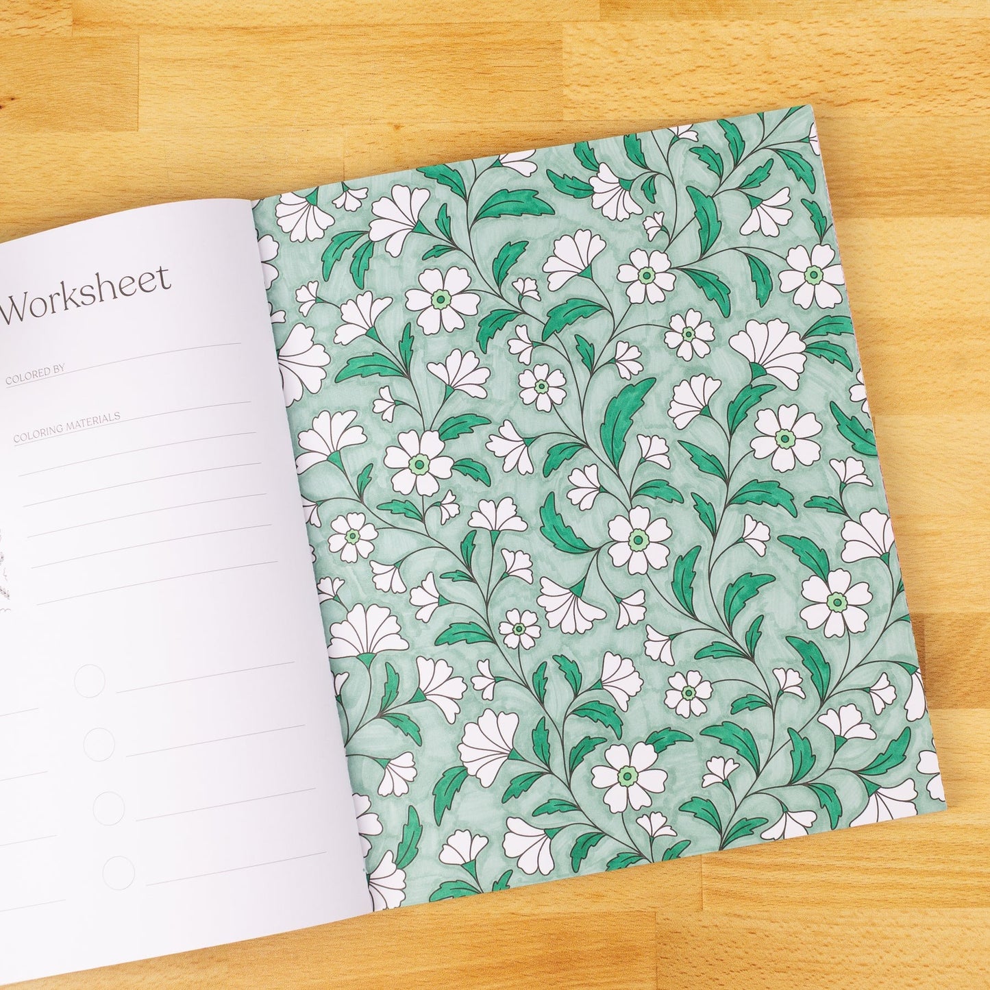 Wallflowers Coloring Book