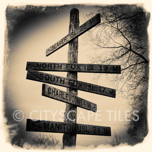Cityscape Square Tiles