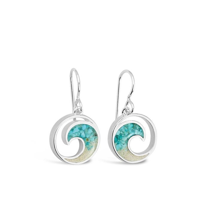 Cresting Wave Drop ER Turquoise Gradient