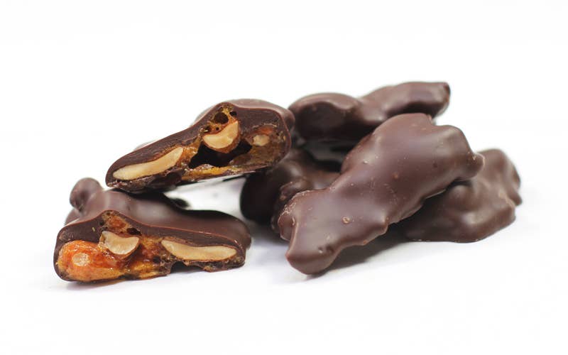 Chocolate Covered Peanut Brittle 2oz Pouch