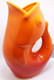 Gurgle Pot Fish Pitcher/Vase