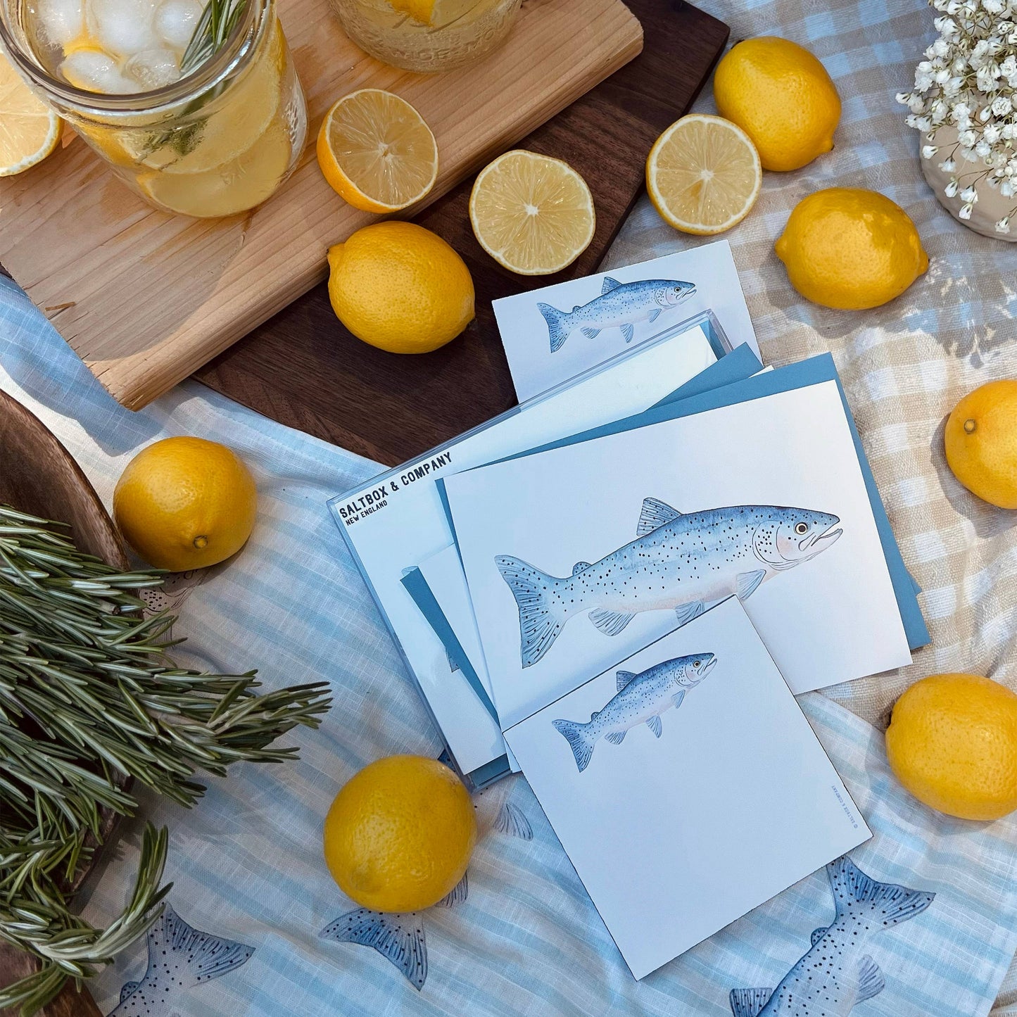 Blue Trout - Box of 6 Note Cards