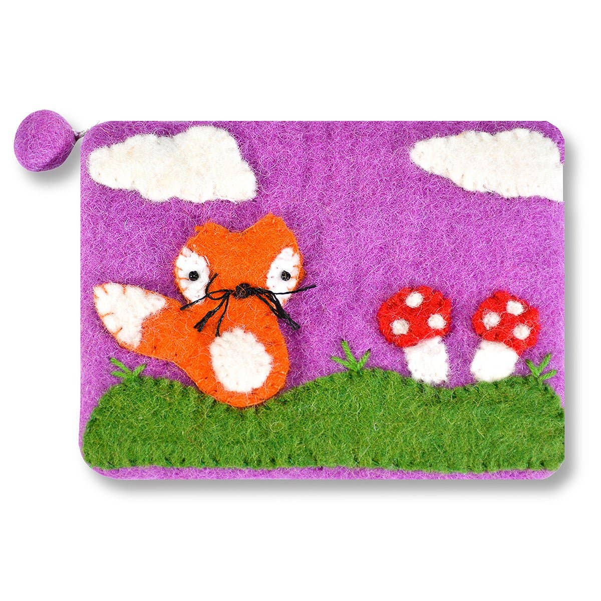 Fox and The Mushroom Coin Purse