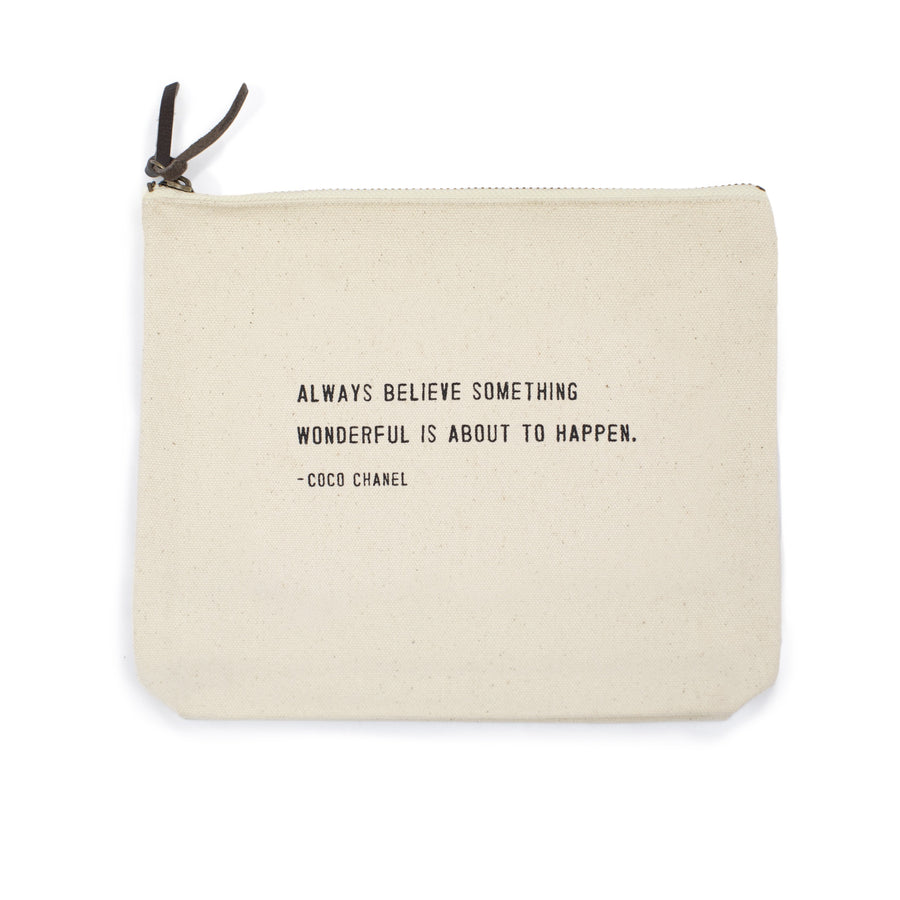 Canvas Zip Bags