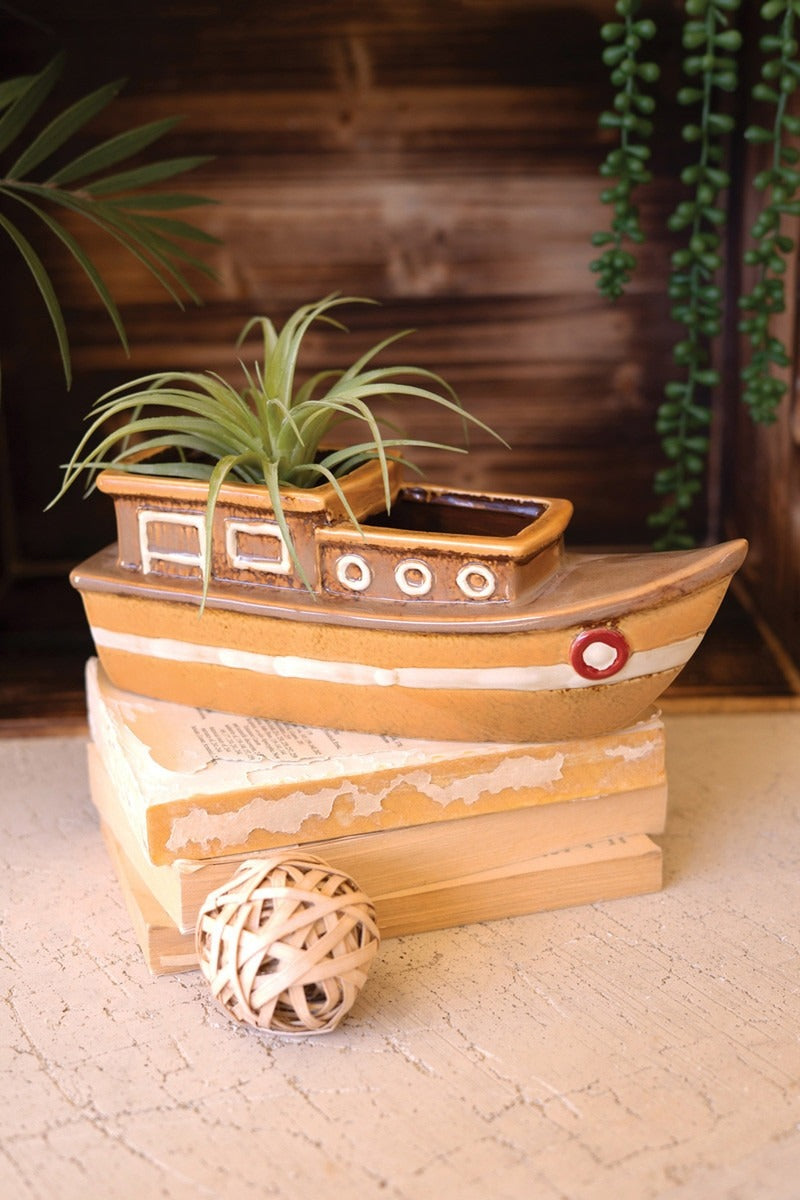 Tug Boat Planter