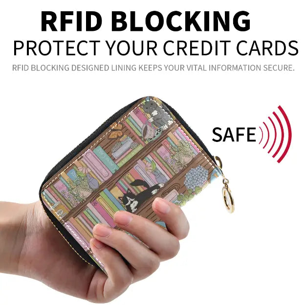 RFID Protective Zip Wallet