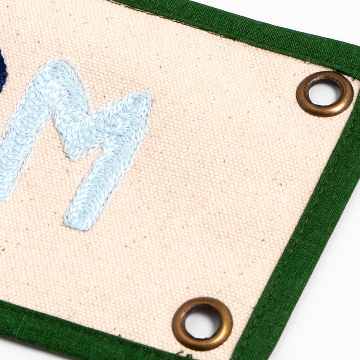 Bookworm Embroidered Banner