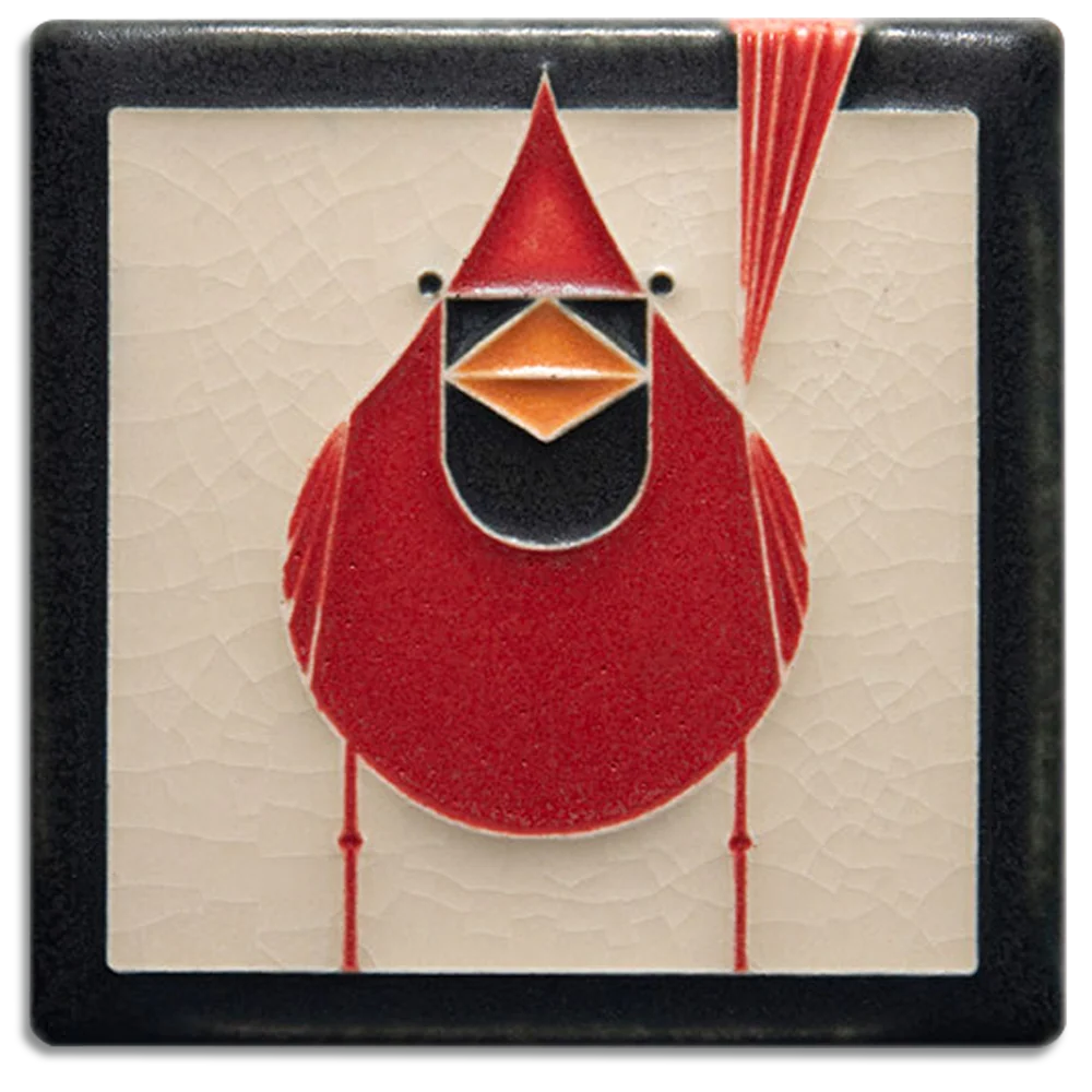 Motawi 4x4 Cardinal Tile