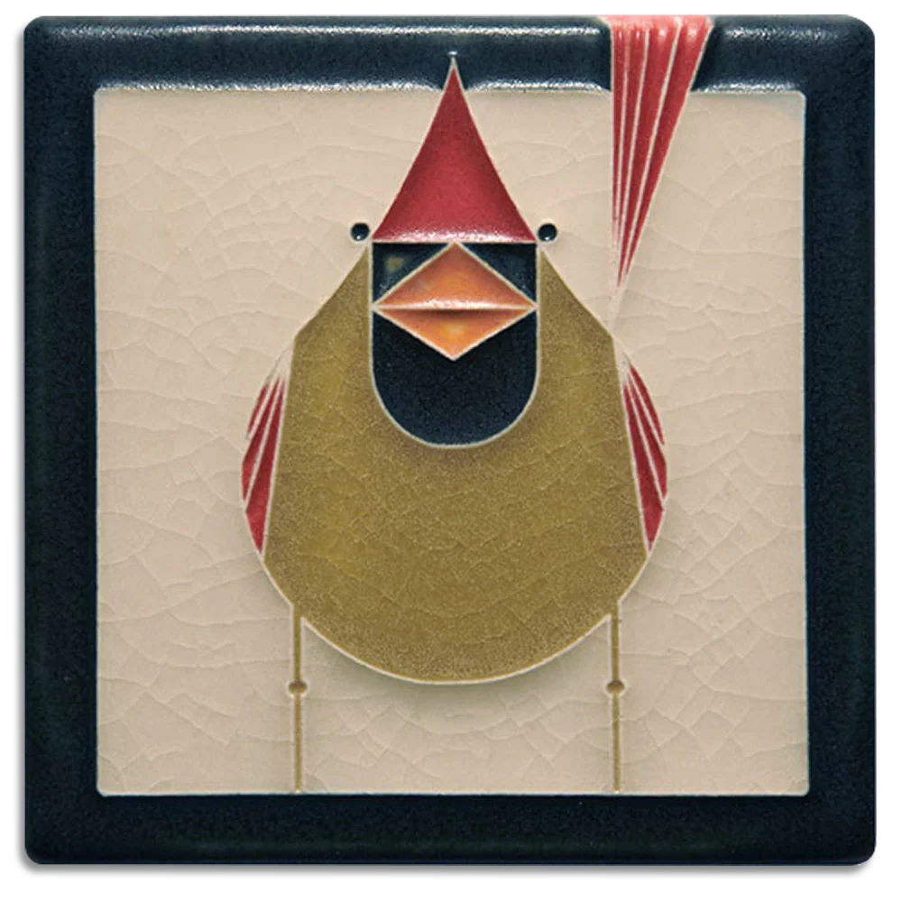 Motawi 4x4 Cardinal Tile