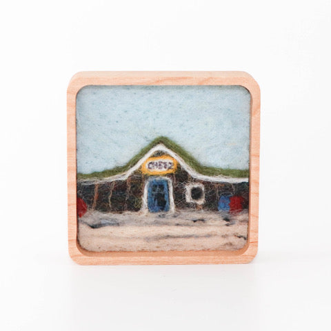 Felted Landscape Mini Square