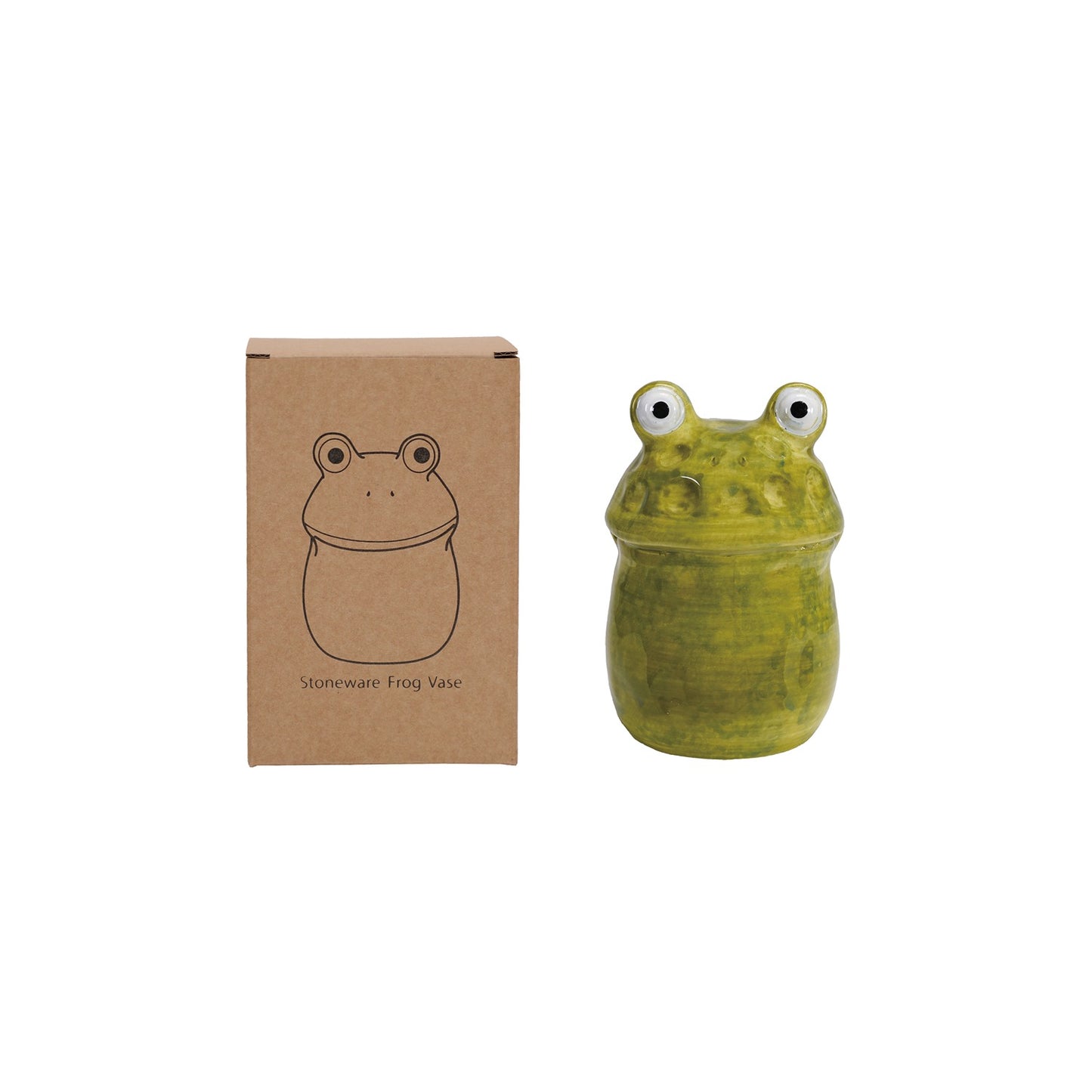Frog Vase Handpainted