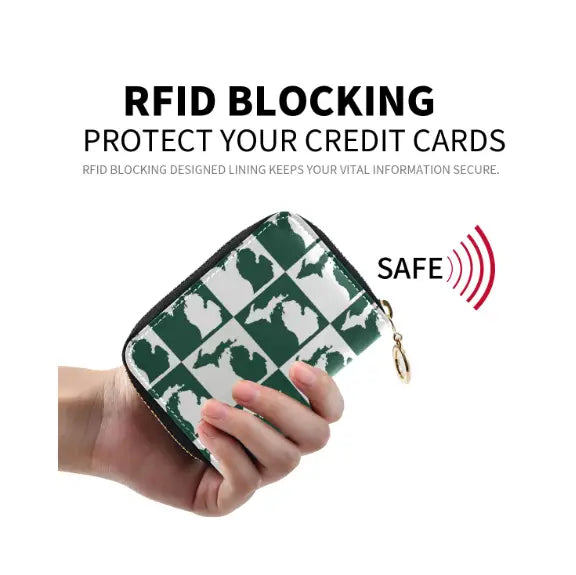 RFID Protective Zip Wallet
