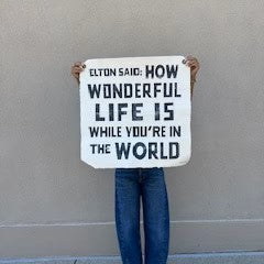 Hand Painted Wall Hanging