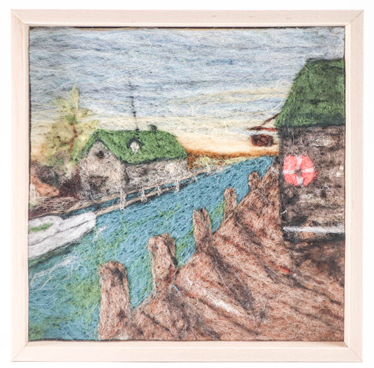 Felted Landscape 8x8
