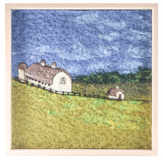Felted Landscape 10x10