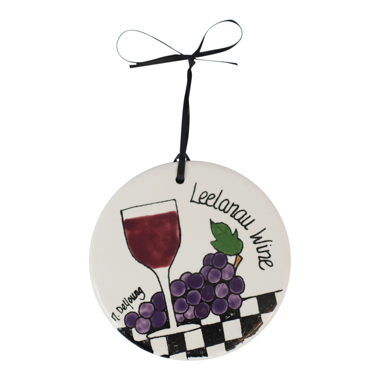 Nancy DeYoung 4" Ceramic Ornaments