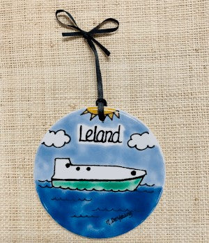 Nancy DeYoung 4" Ceramic Ornaments