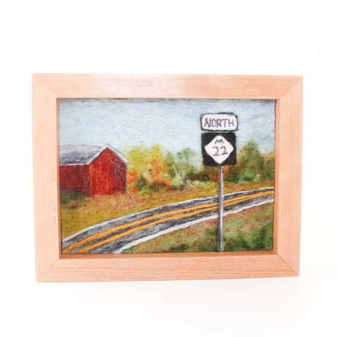 Felted Landscape - 4x6 and 5x7