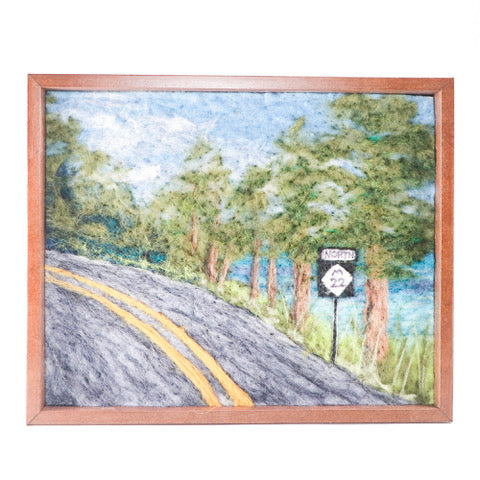 Felted Landscape 8x10