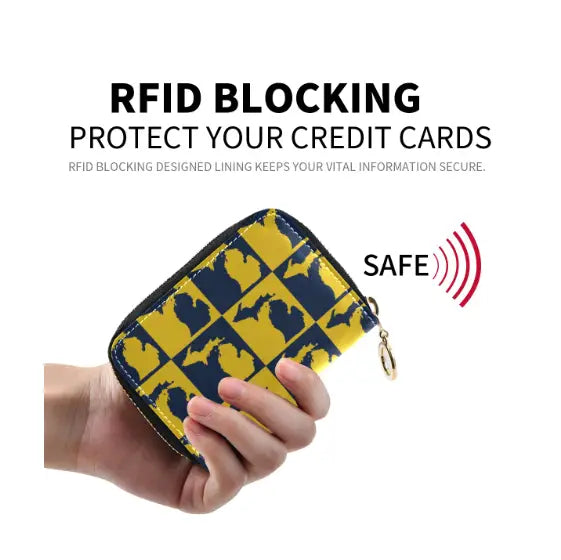 RFID Protective Zip Wallet