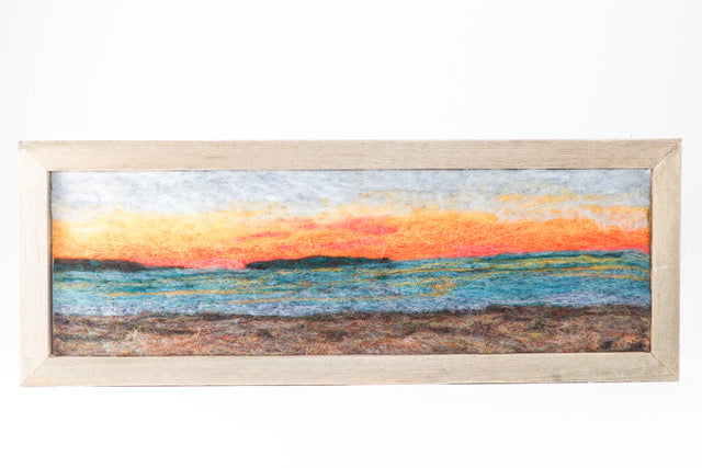 Felted Landscape 4x14