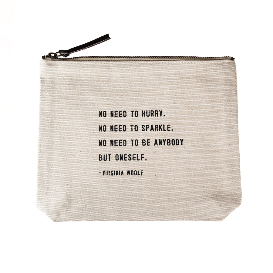 Canvas Zip Bags
