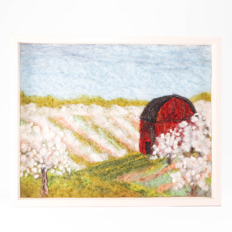 Felted Landscape 8x10