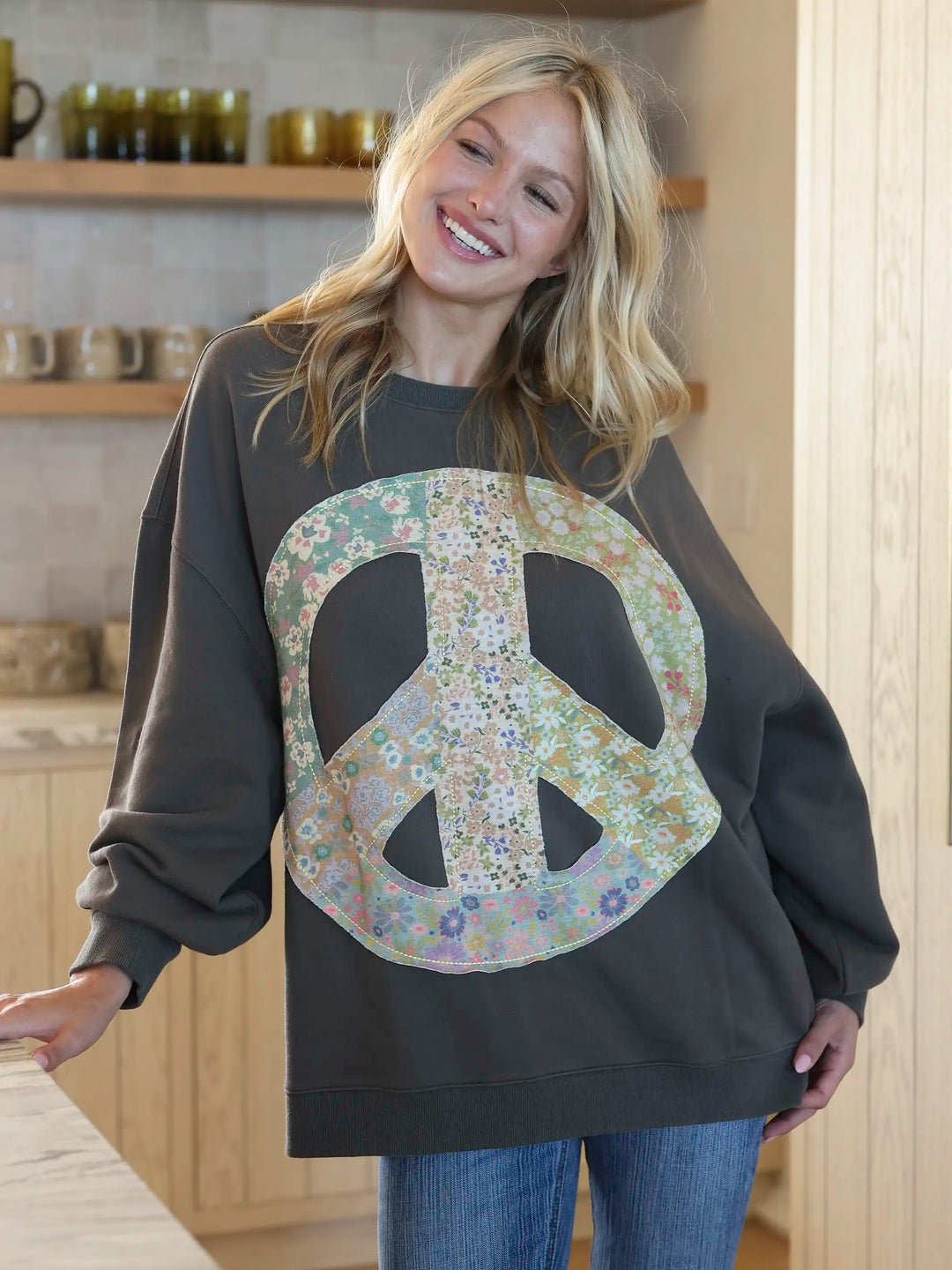 Peace Sign Sweatshirt