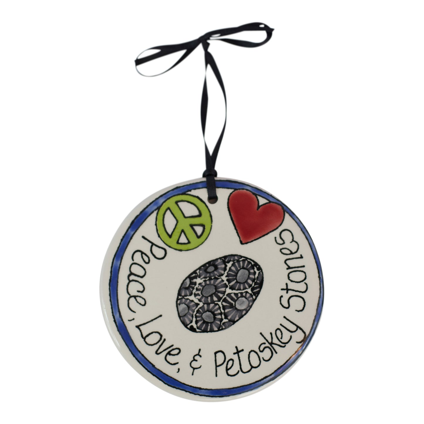 Nancy DeYoung 4" Ceramic Ornaments