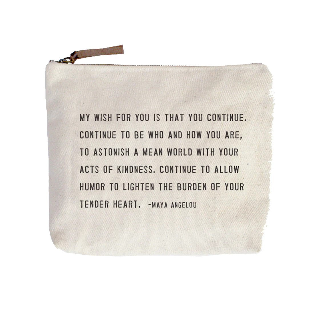 Canvas Zip Bags