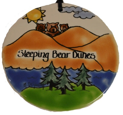 Nancy DeYoung 4" Ceramic Ornaments